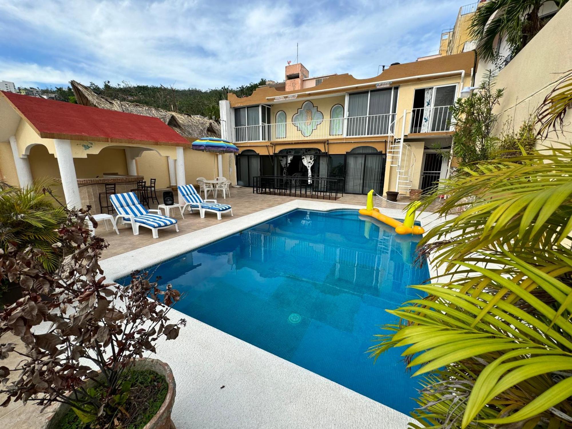 Blue Coast With Pool And Ocean View 10 To 35 P Villa Acapulco Buitenkant foto