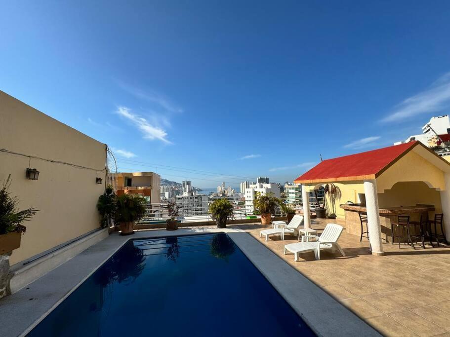 Blue Coast With Pool And Ocean View 10 To 35 P Villa Acapulco Buitenkant foto